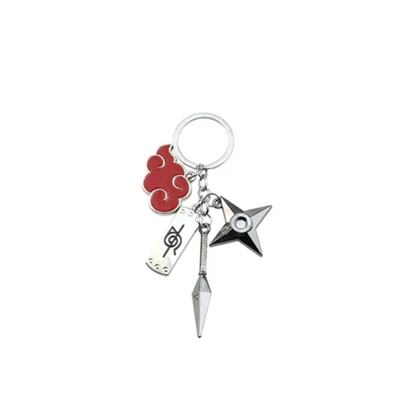Portachiavi Naruto Simbolo Konoha Shuriken