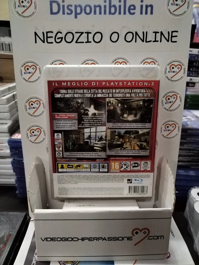 Tom Clancy's RAINBOW SIX VEGAS 2 edizione completa PS3 (usato)(parlato in italiano)