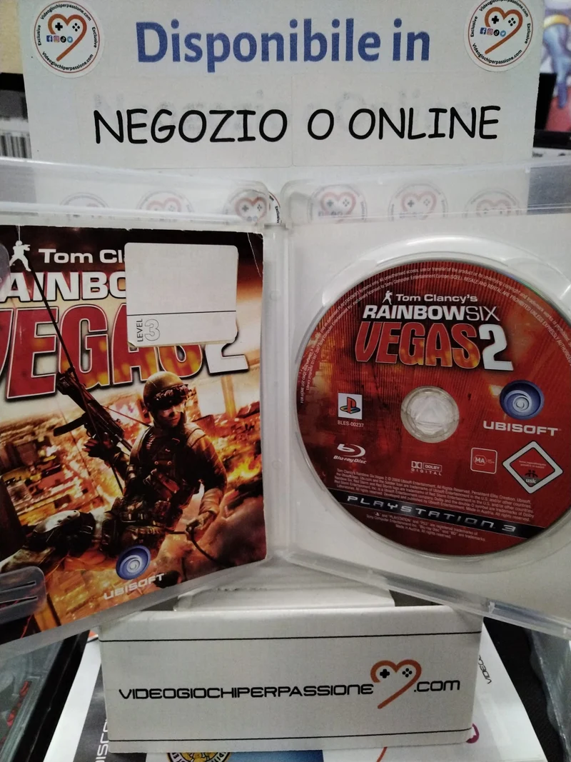 Tom Clancy's RAINBOW SIX VEGAS 2 edizione completa PS3 (usato)(parlato in italiano)