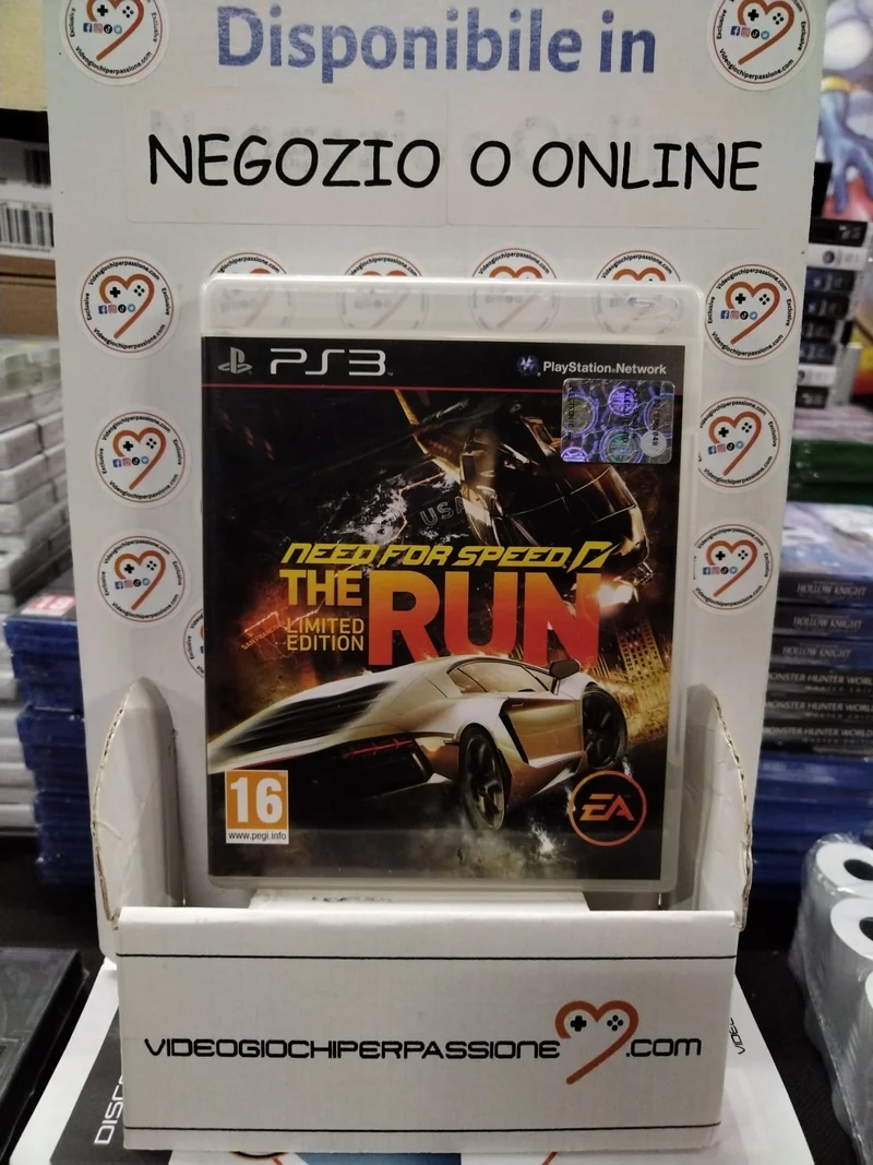 NEED FOR SPEED THE RUN LIMITED EDITION PS3 (usato garantito)(ver. italiana)