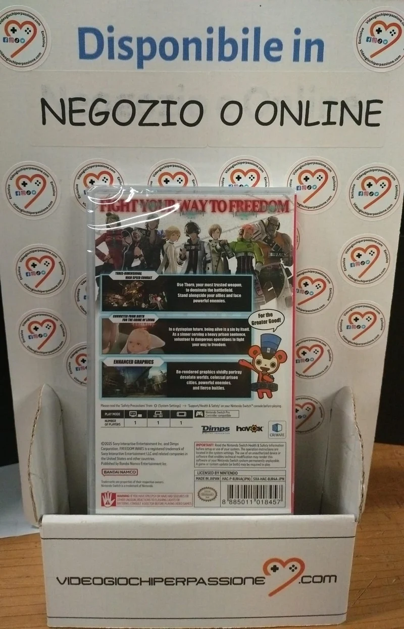Freedom Wars Remastered Nintendo Switch Edizione Asiatica con Inglese
