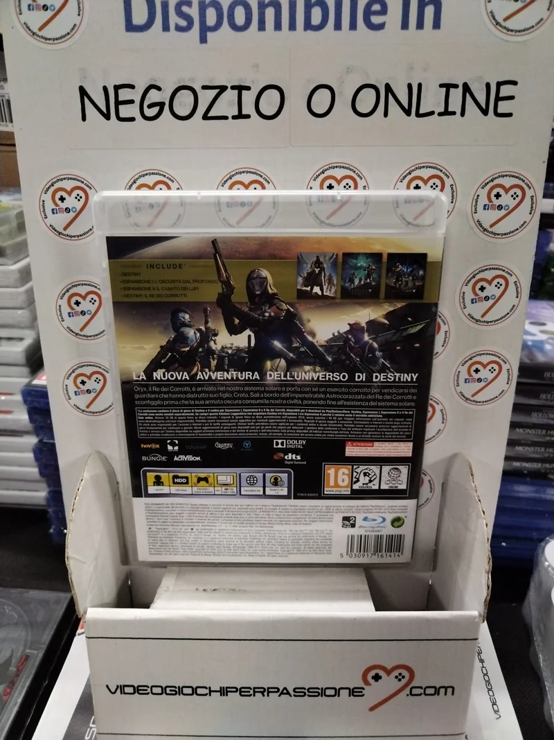 DESTINY il re cei corrotti PLAYSTATION 3 edizione leggendaria VER. ITALIANA USATO GARANTITO