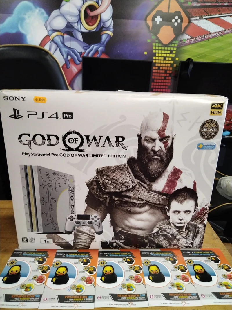 PlayStation 4 PS4 Pro God of War Limited Edition 1TB (usato garantito)