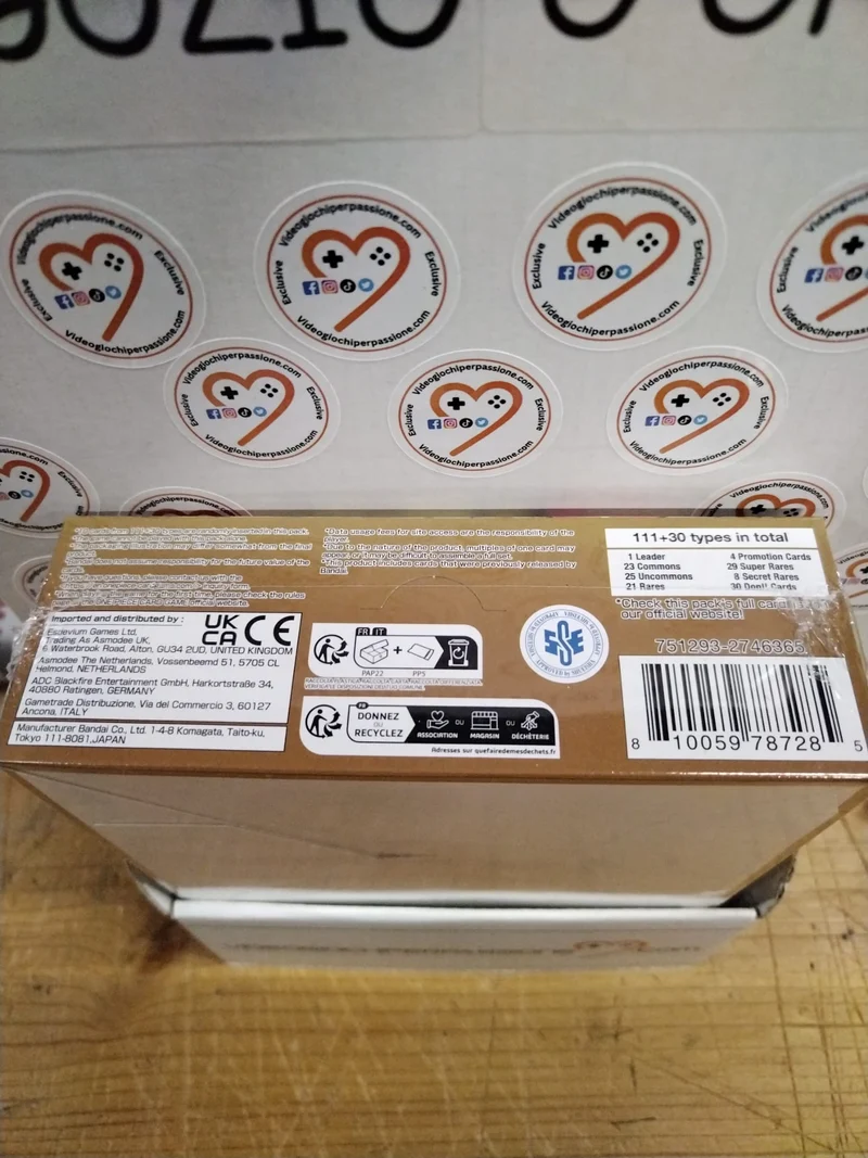 One Piece Card Game The Best PRB-01 Booster Box 20 Buste ENGLISH VER.
