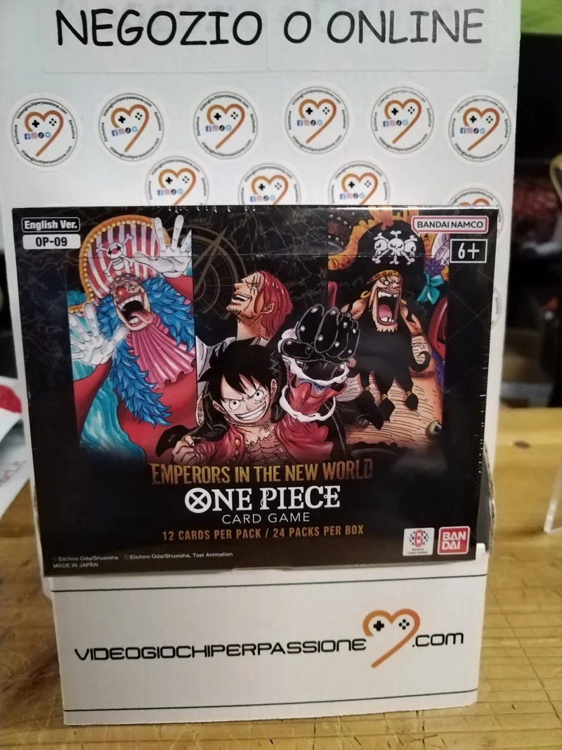 One Piece OP-09 Box da 24 Buste di carte in lingua Inglese