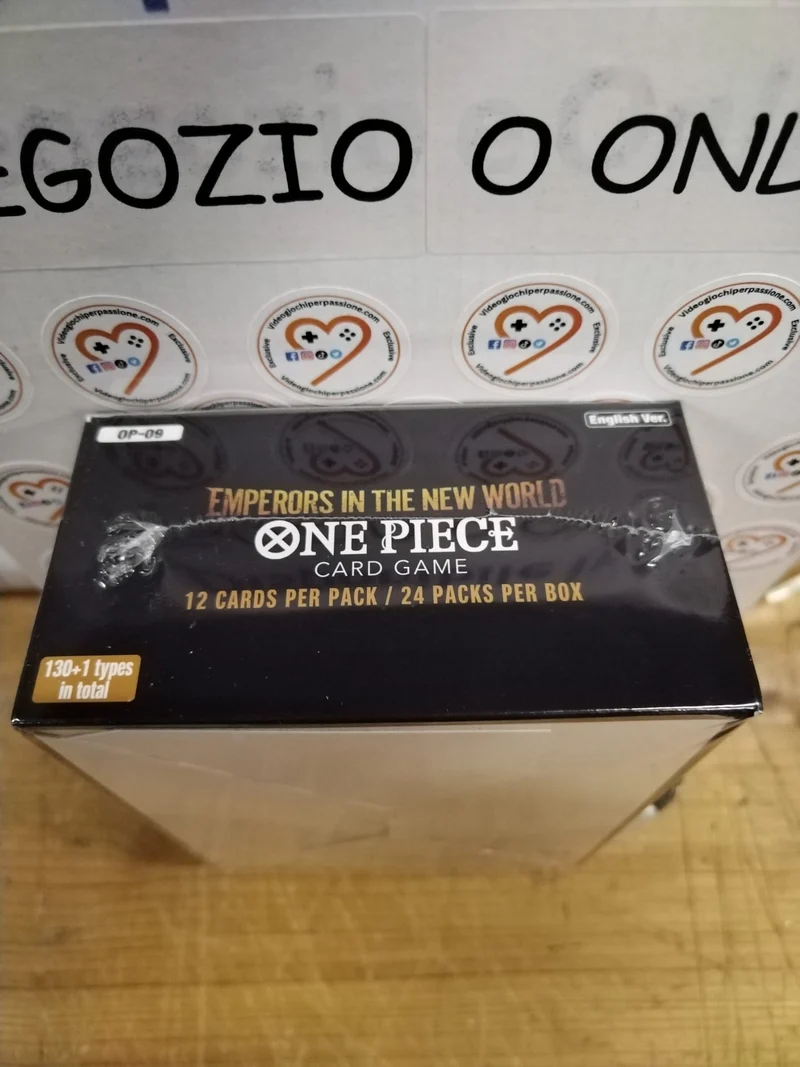 One Piece OP-09 Box da 24 Buste di carte in lingua Inglese