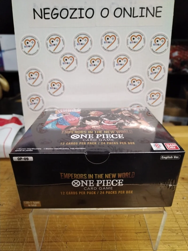 One Piece OP-09 Box da 24 Buste di carte in lingua Inglese