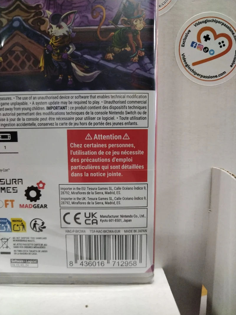 Kemono Heroes Nintendo Switch Edizione Europea