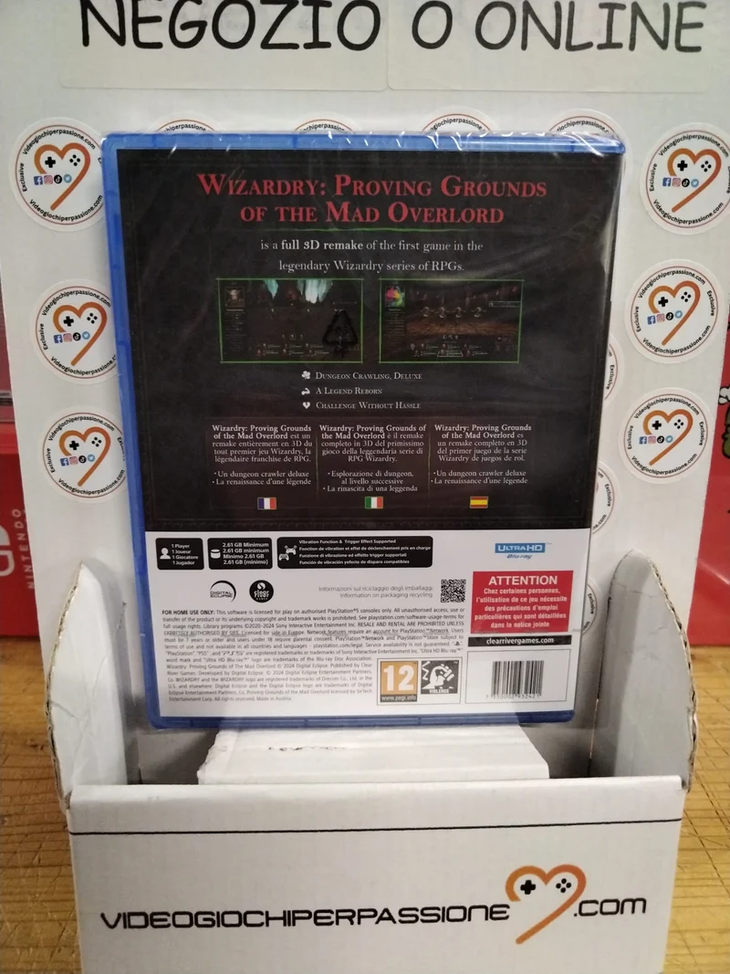 Wizardry Proving Grounds of the Mad Overlord Playstation 5 Edizione Europea