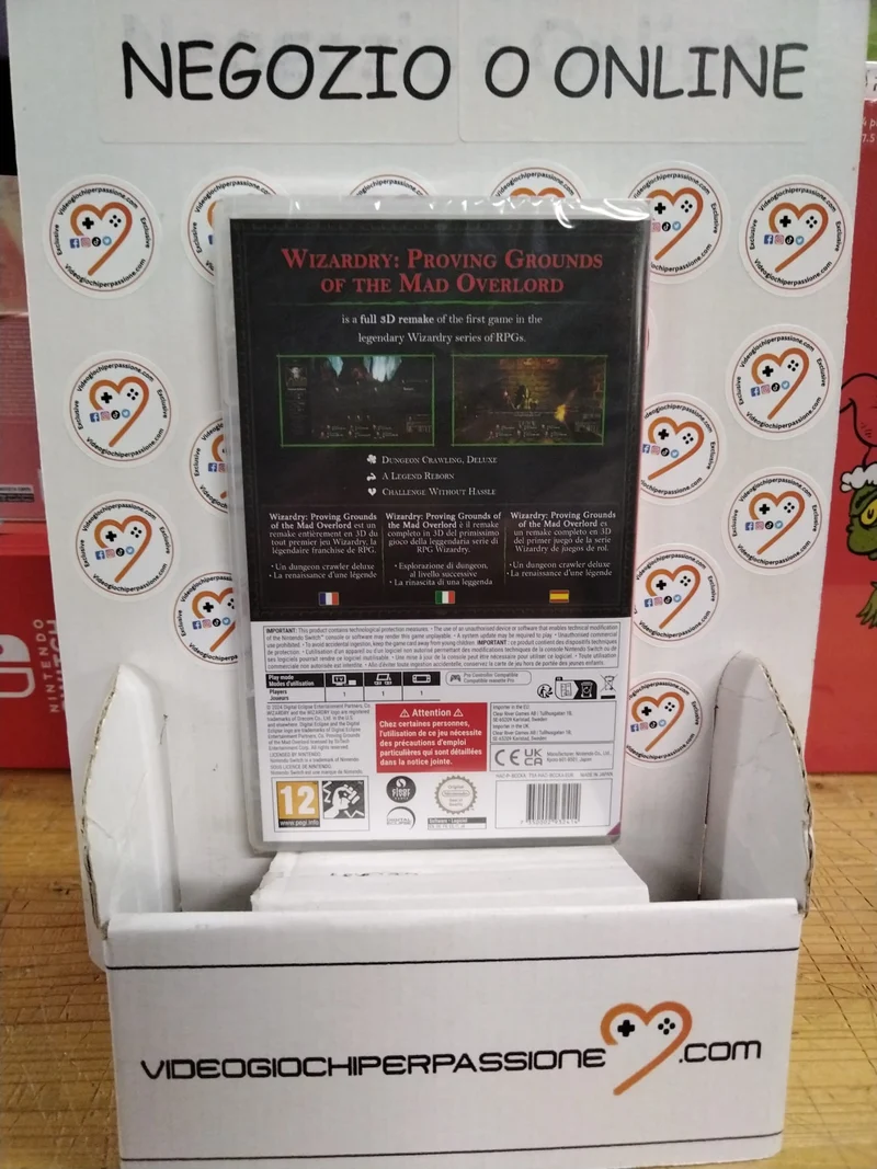 Wizardry Proving Grounds of the Mad Overlord Nintendo Switch Edizione Europea