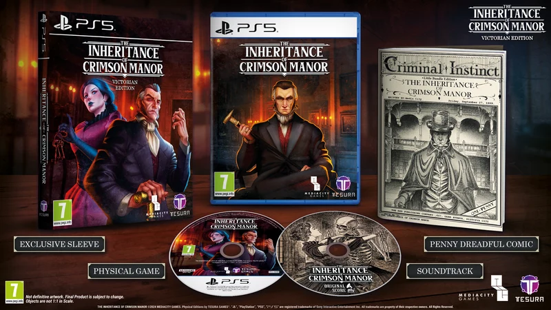 The Inheritance of Crimson Manor – Victorian Edition Playstation 5 Edizione Europea