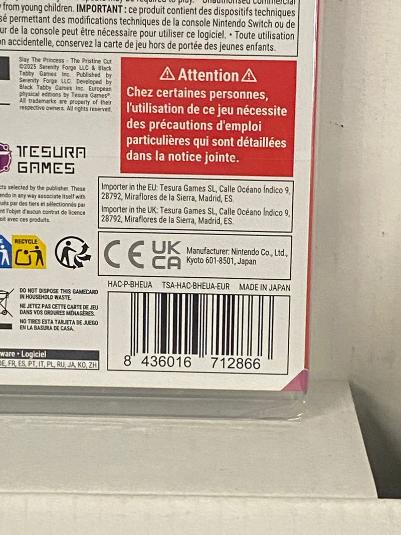 Slay The Princess – The Pristine Cut Nintendo Switch Edizione Europea