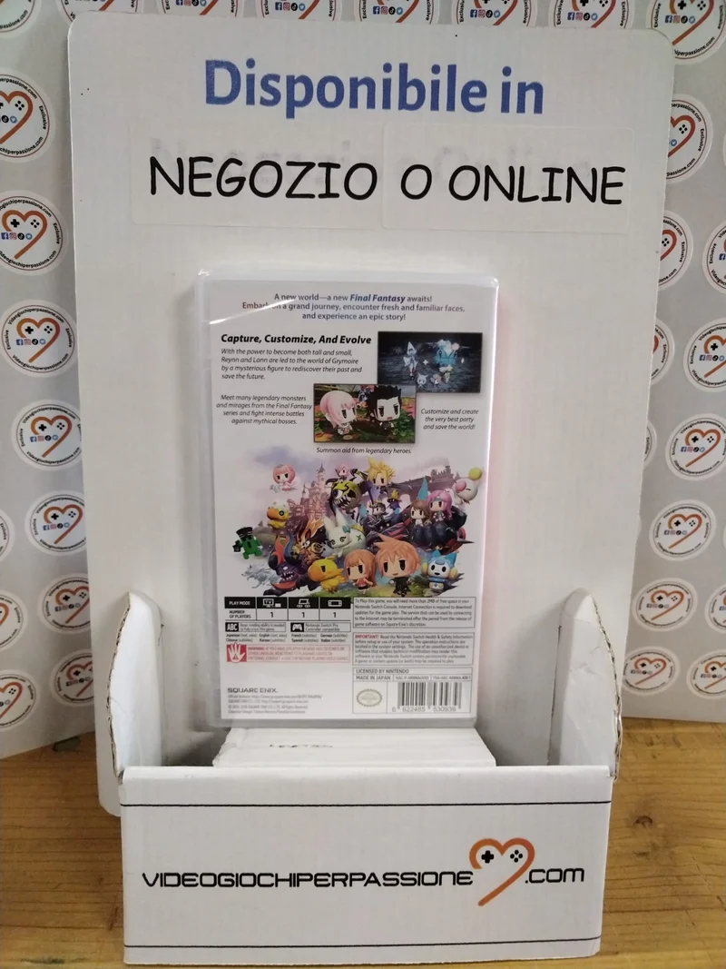 WORLD OF FINAL FANTASY MAXIMA NINTENDO SWITCH versione asiatica