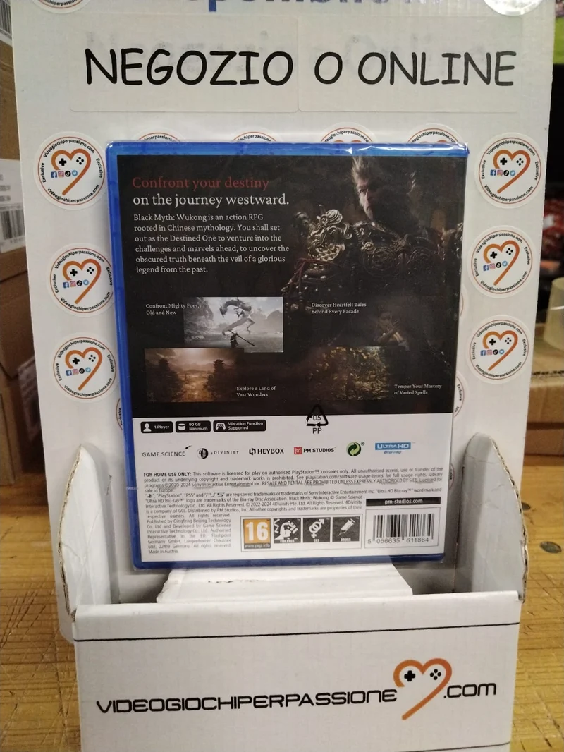 Black Myth Wukong Playstation 5 Edizione Fisica Europea