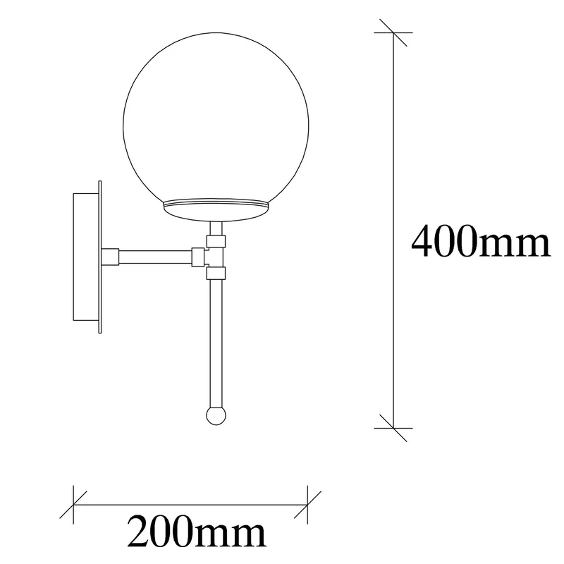 Luminaire wall Opviq Mudoni MR-953, 40 W, E27