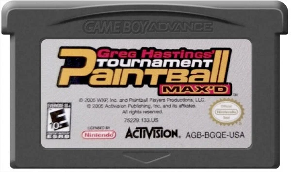 Greg Hastings Tournament Paintball Maxed - Nintendo Game Boy Advance