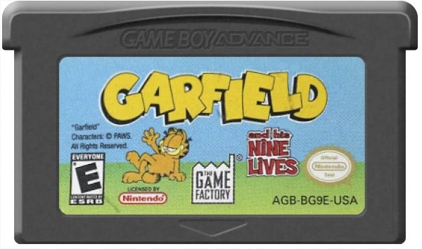 Garfield And His Nine Lives - Nintendo Game Boy Advance