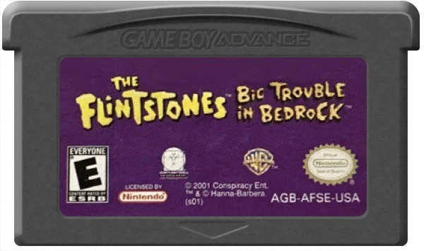 Flintstones Big Trouble in Bedrock - Nintendo Game Boy Advance