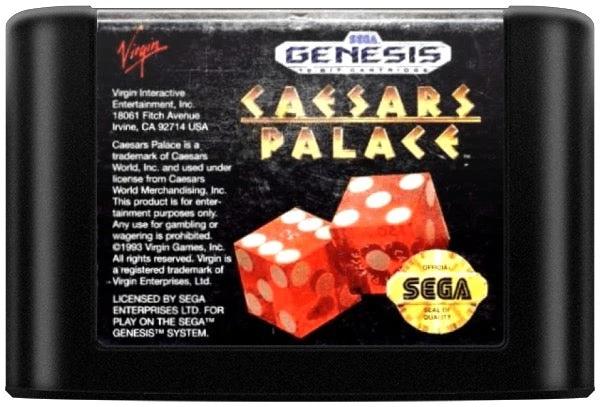 Caesar's Palace - Sega Genesis