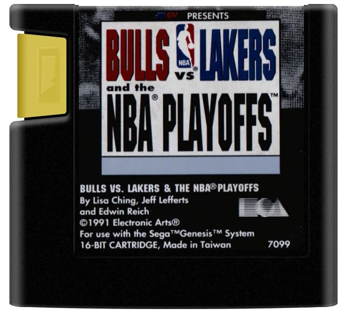 Bulls vs Lakers and the NBA Playoffs - Sega Genesis