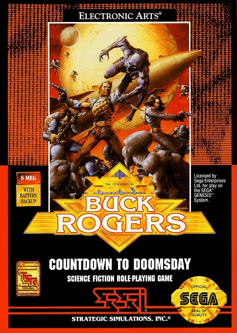 Buck Rogers Countdown to Doomsday - Sega Genesis