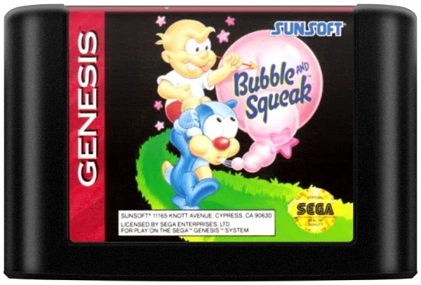 Bubble and Squeak - Sega Genesis