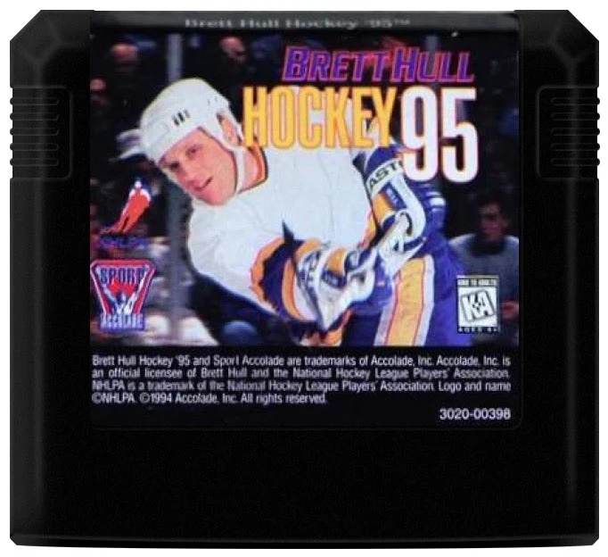 Brett Hull Hockey 95 - Sega Genesis