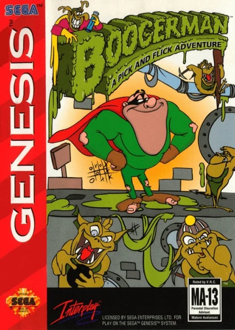 Boogerman A Pick and Flick Adventure - Sega Genesis