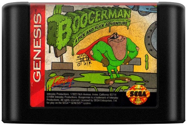 Boogerman A Pick and Flick Adventure - Sega Genesis