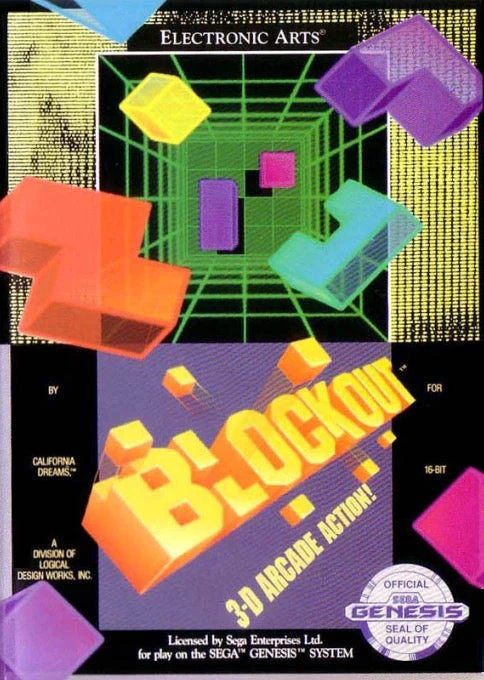 Blockout - Sega Genesis