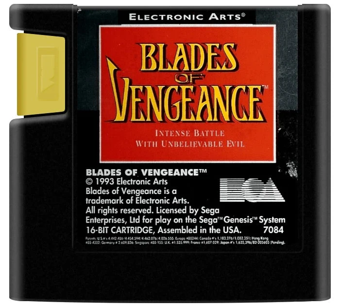 Blades of Vengeance - Sega Genesis