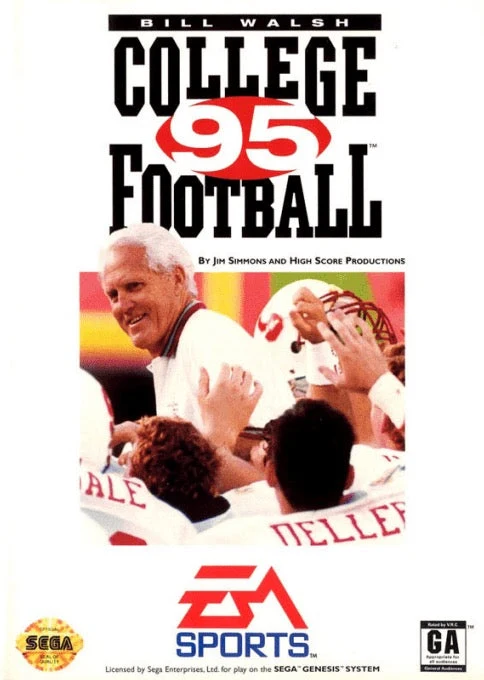 Bill Walsh College Football 95 - Sega Genesis
