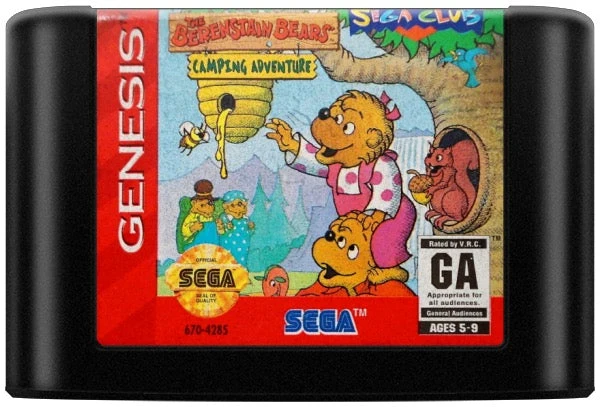 Berenstain Bears Camping Adventure - Sega Genesis