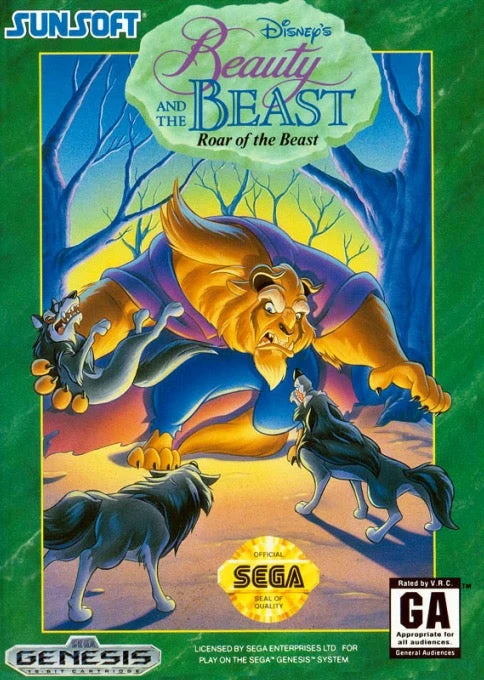 Beauty and the Beast Roar of the Beast - Sega Genesis
