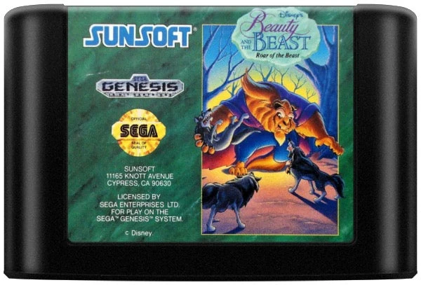 Beauty and the Beast Roar of the Beast - Sega Genesis