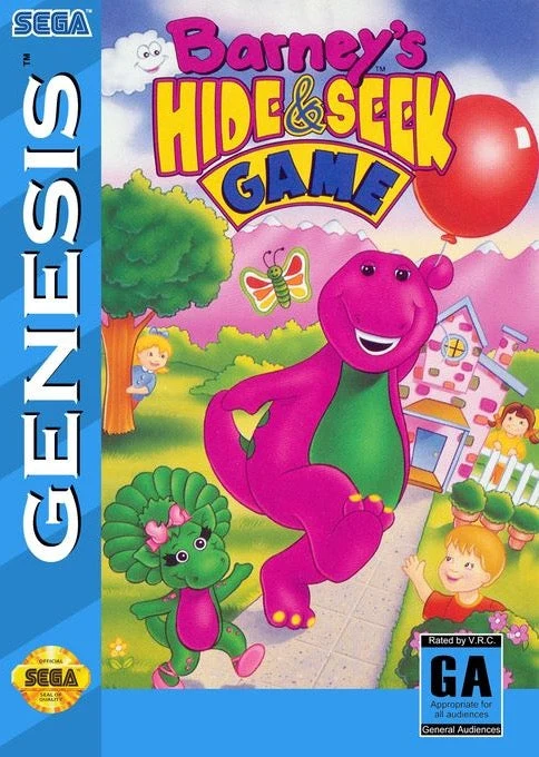 Barney Hide and Seek - Sega Genesis