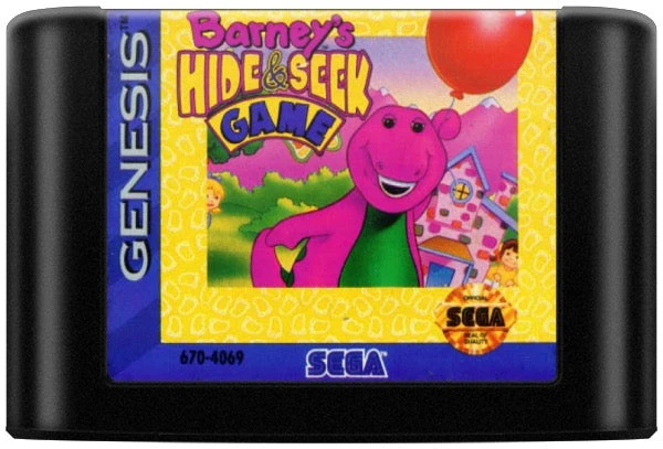Barney Hide and Seek - Sega Genesis