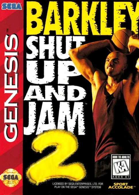 Barkley Shut Up and Jam 2 - Sega Genesis