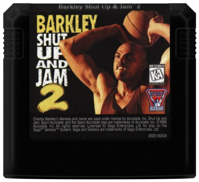 Barkley Shut Up and Jam 2 - Sega Genesis