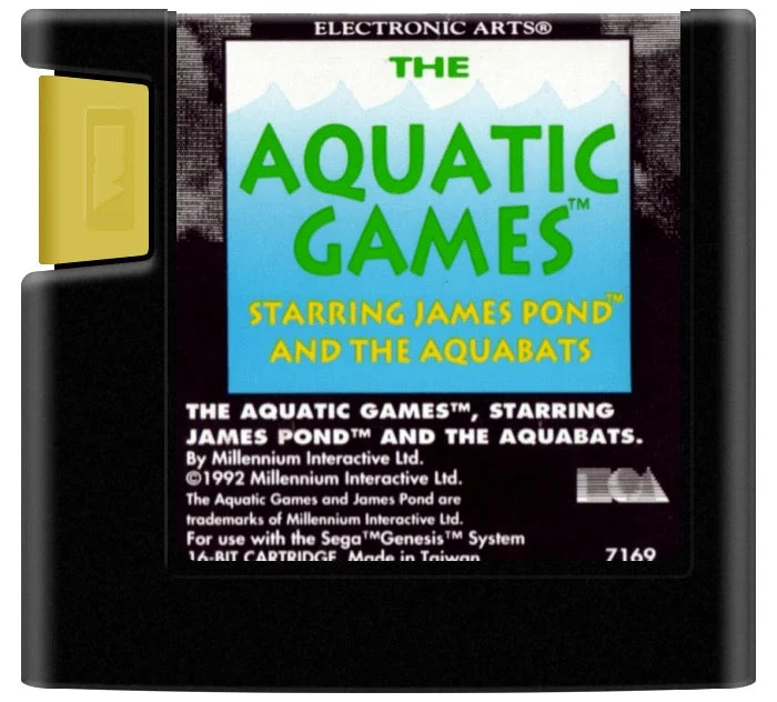 Aquatic Games Starring James Pond - Sega Genesis