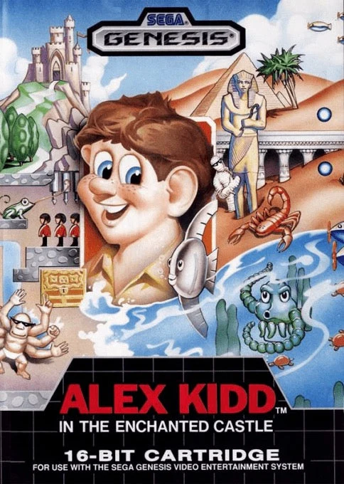 Alex Kidd in the Enchanted Castle - Sega Genesis