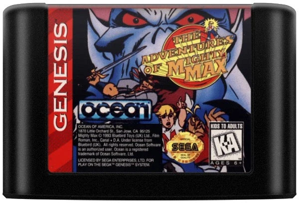 Adventures of Mighty Max - Sega Genesis