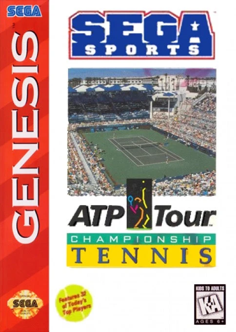 ATP Tour Championship Tennis - Sega Genesis