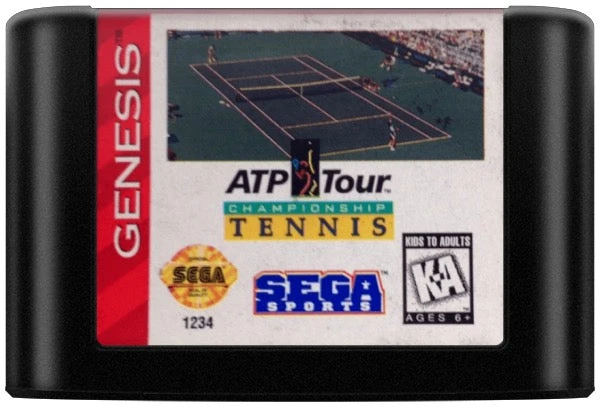 ATP Tour Championship Tennis - Sega Genesis
