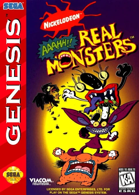 AAAHH Real Monsters - Sega Genesis