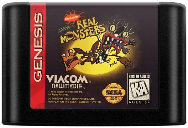 AAAHH Real Monsters - Sega Genesis