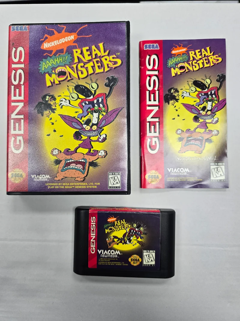 AAAHH Real Monsters - Sega Genesis