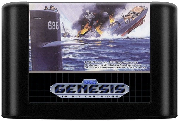 688 Attack Sub - Sega Genesis