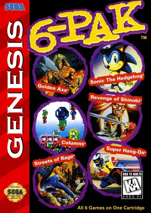 6-Pak - Sega Genesis