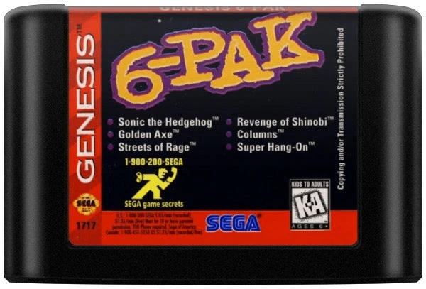 6-Pak - Sega Genesis